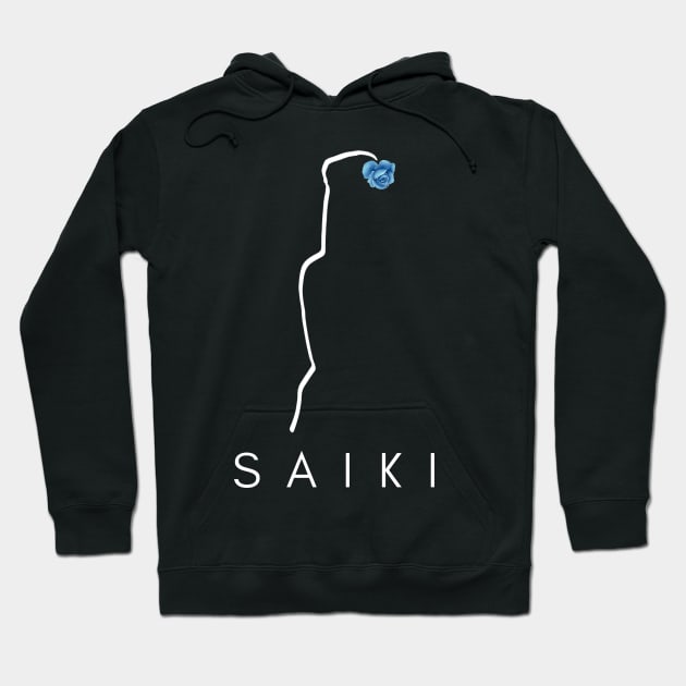 Saiki Outline Hoodie by Daz Art & Designs